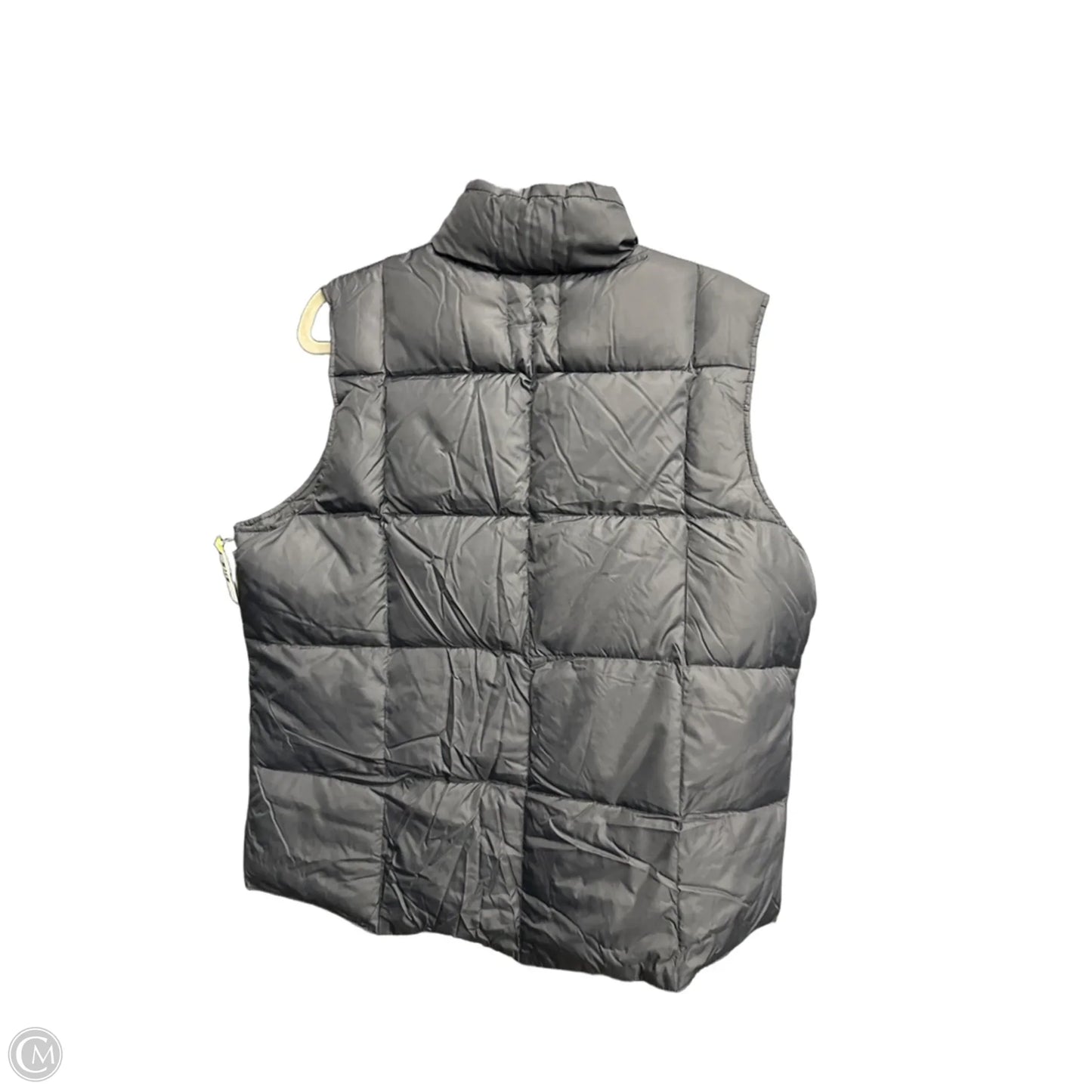 Vest Puffer & Quilted By Lands End In Black, Size: L