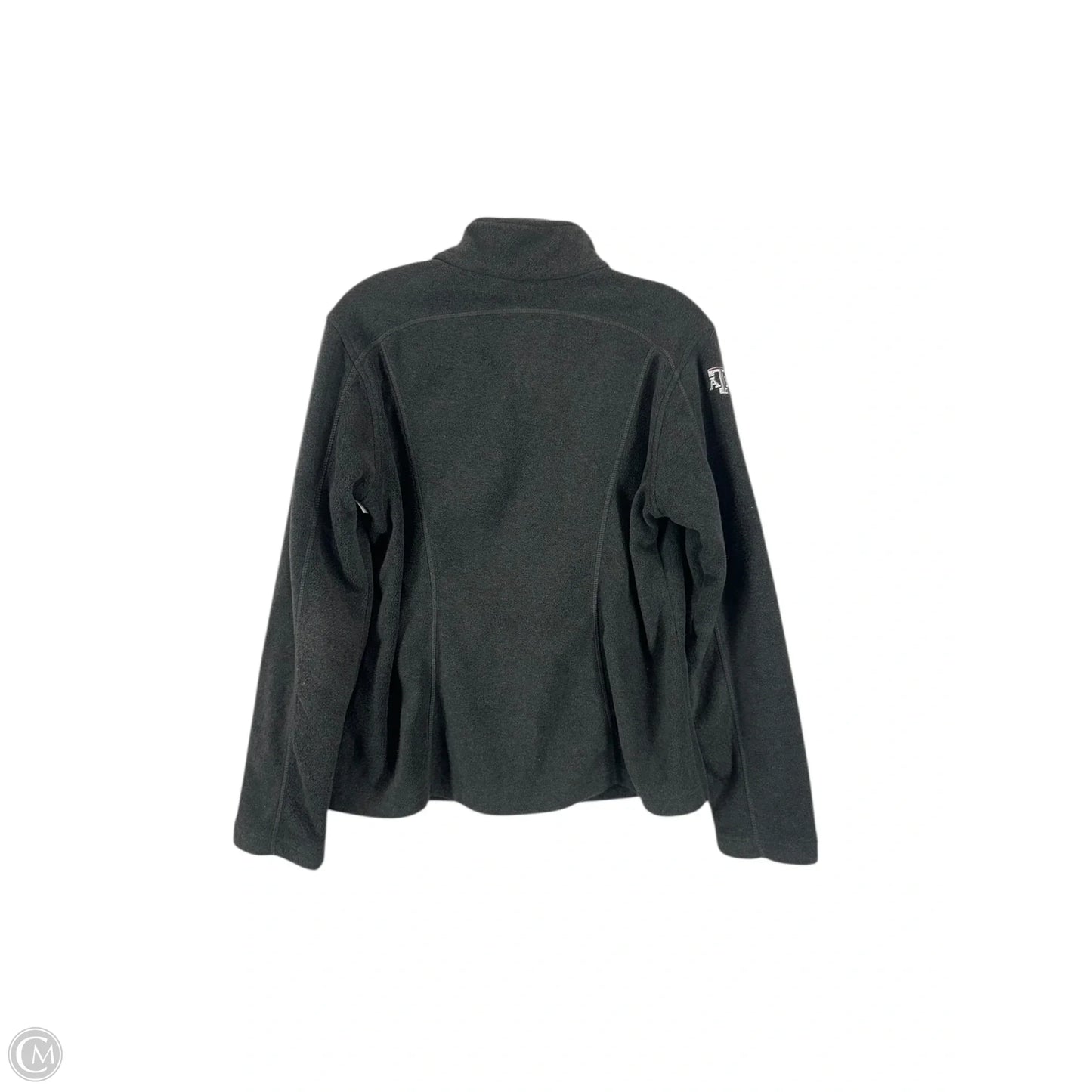 Jacket Fleece By Clothes Mentor In Grey, Size: M