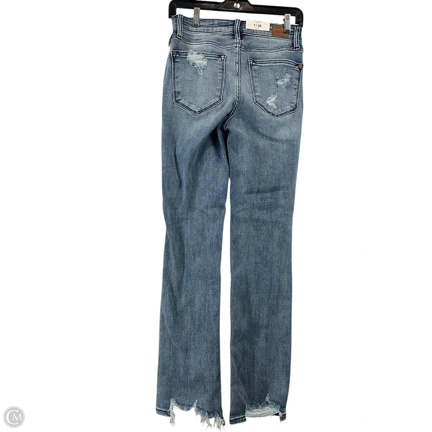 Jeans Straight By Judy Blue In Blue Denim, Size: 0