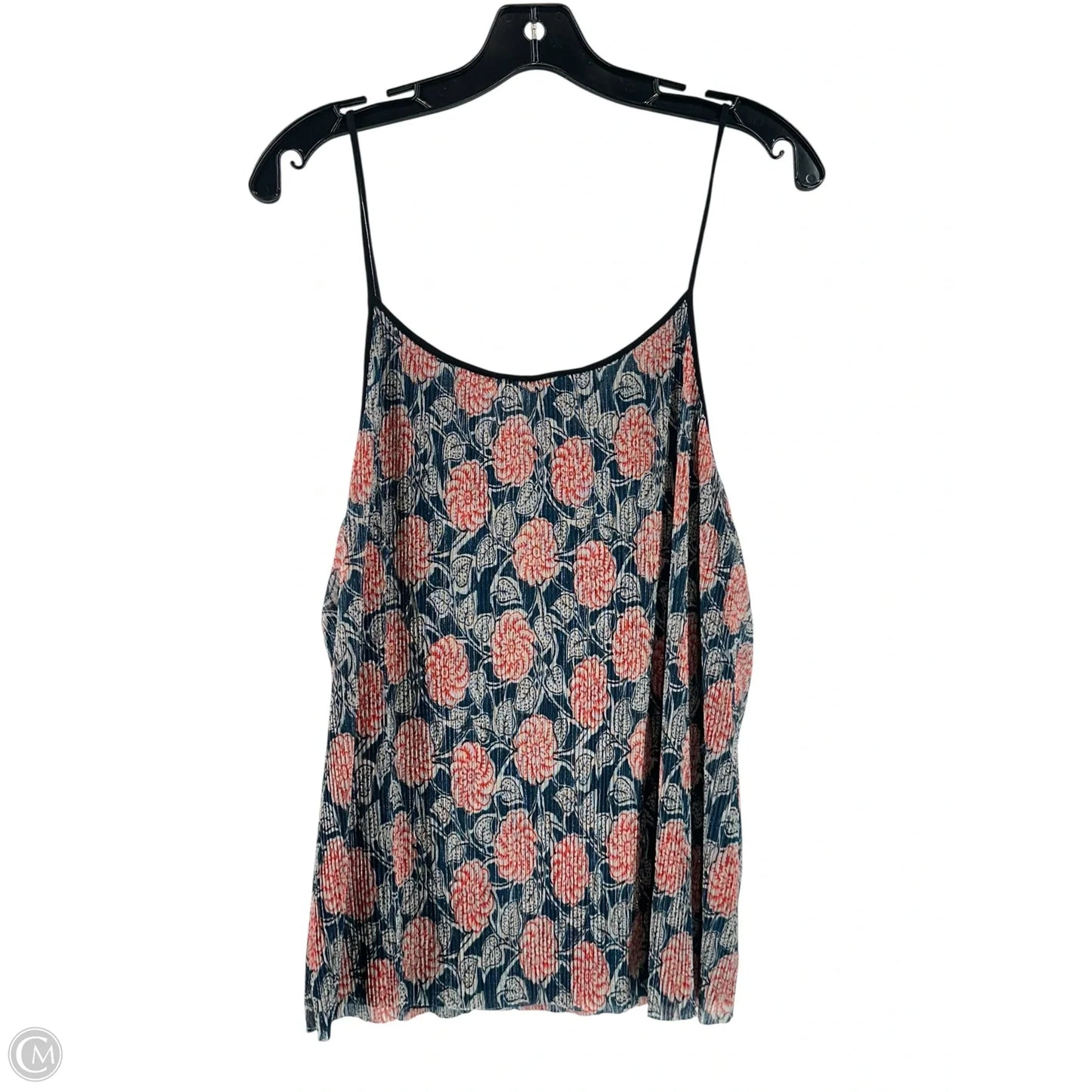 Top Sleeveless By Maeve In Blue & Red, Size: L