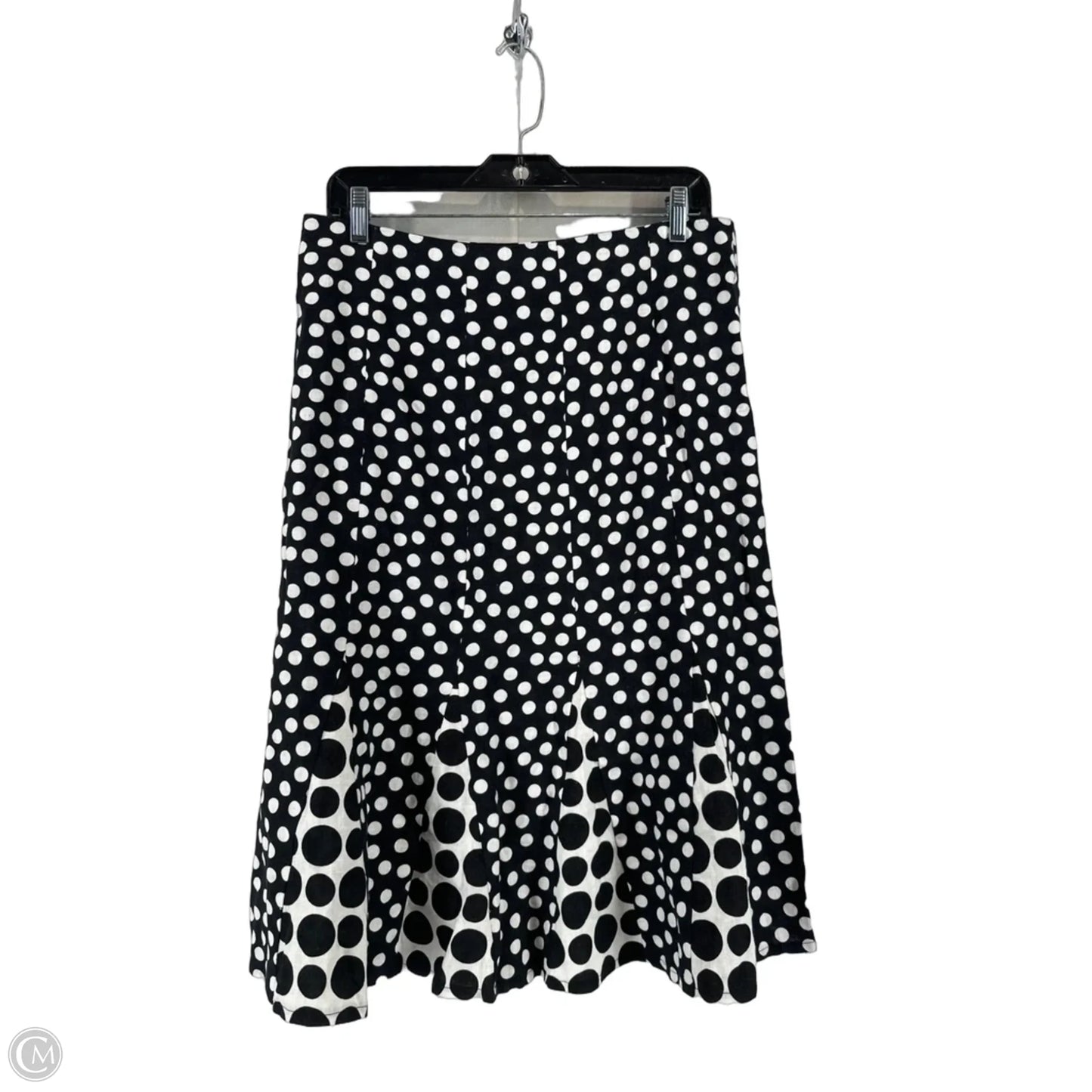Skirt Midi By Cato In Polkadot Pattern, Size: 10