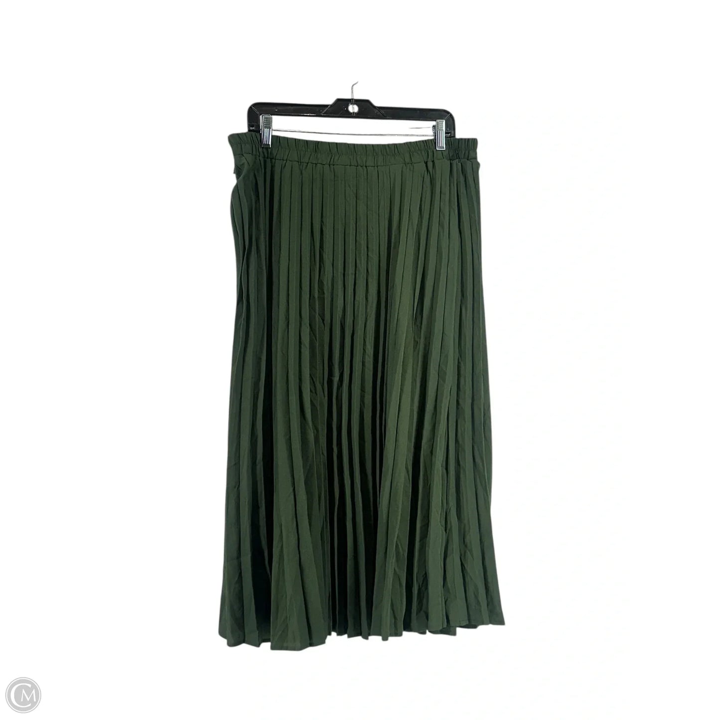 Skirt Maxi By Clothes Mentor In Green, Size: 2x