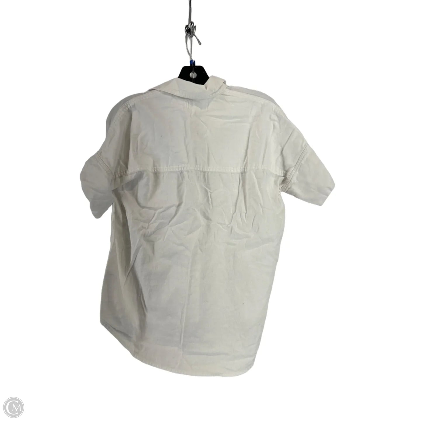 Top Short Sleeve By Madewell In White, Size: Xs