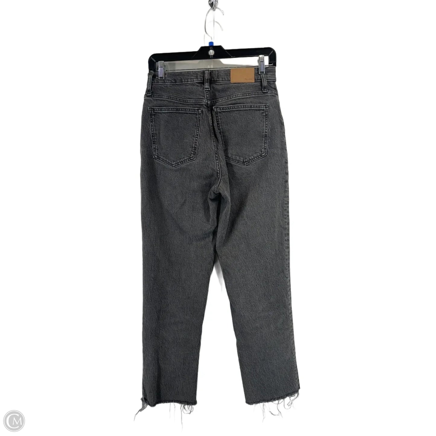 Jeans Straight By Madewell In Black Denim, Size: 2