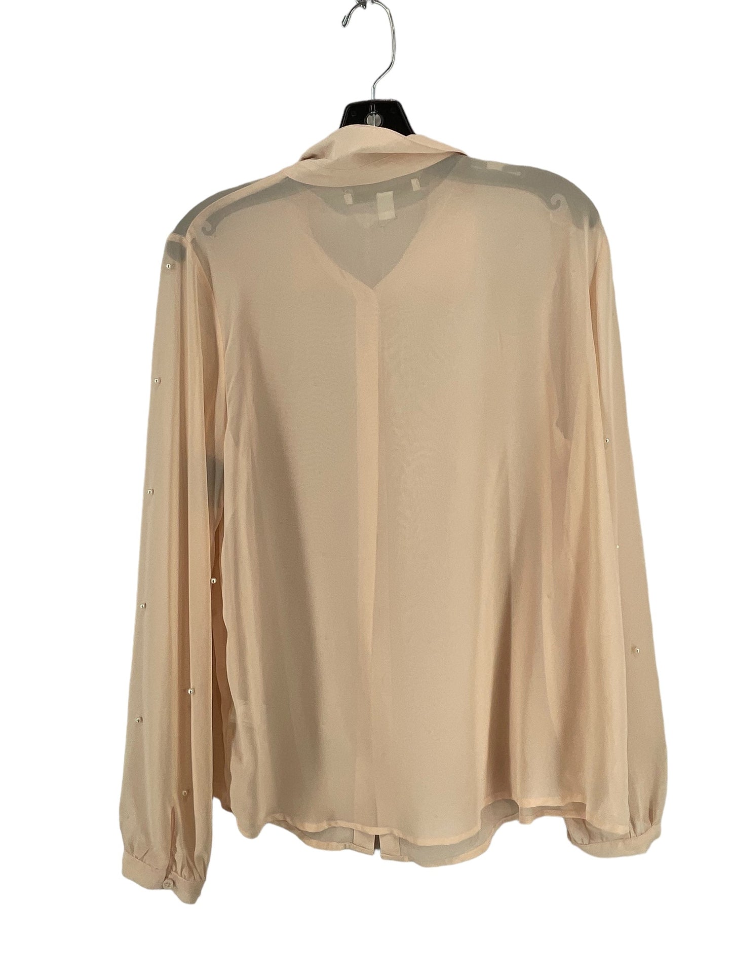 Blouse Long Sleeve By Lc Lauren Conrad Size: L