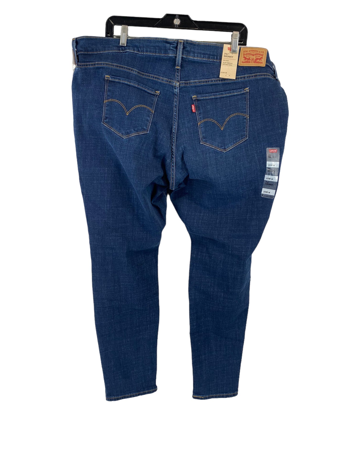 Jeans Skinny By Levis Size: 22