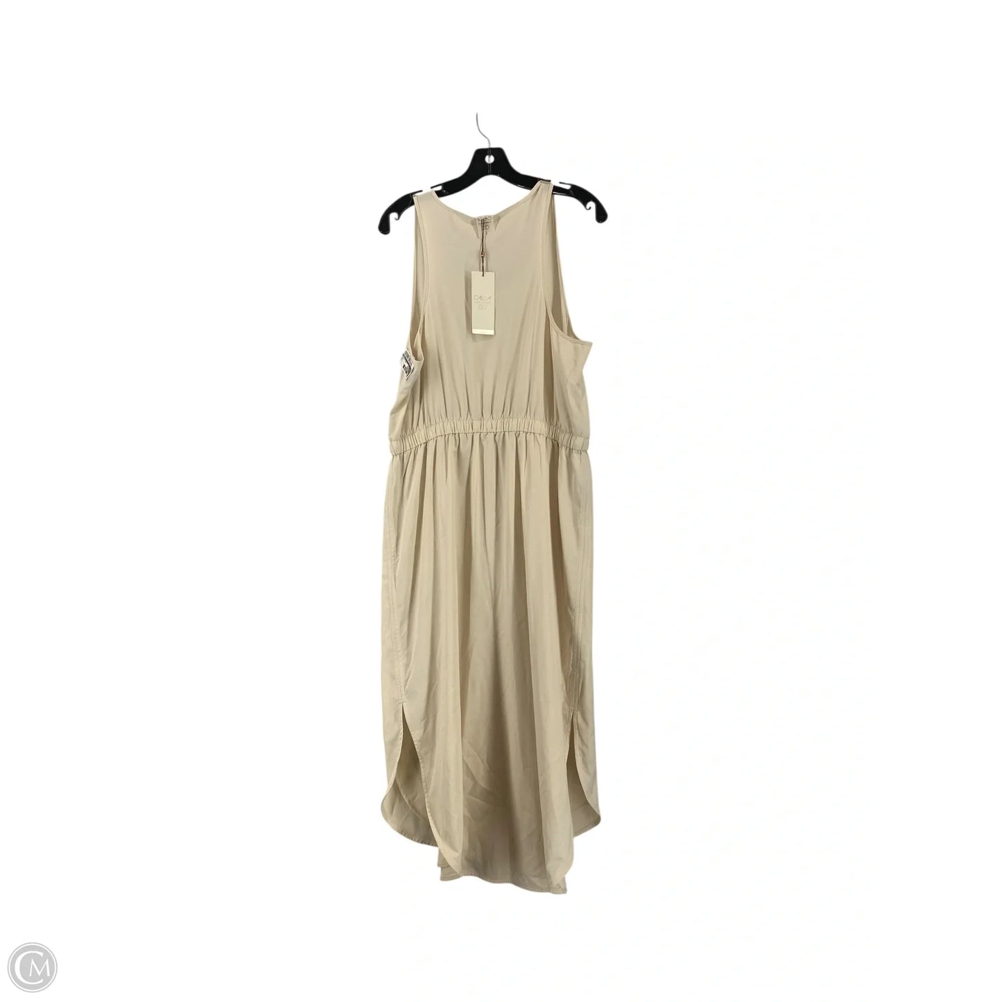 Athletic Dress By Calia In Cream, Size: L