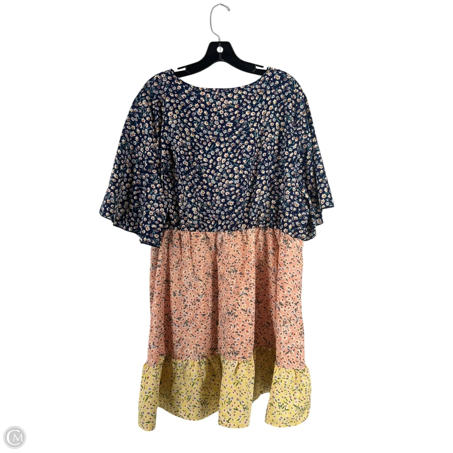 Dress Casual Short By Shein In Floral Print, Size: 4x