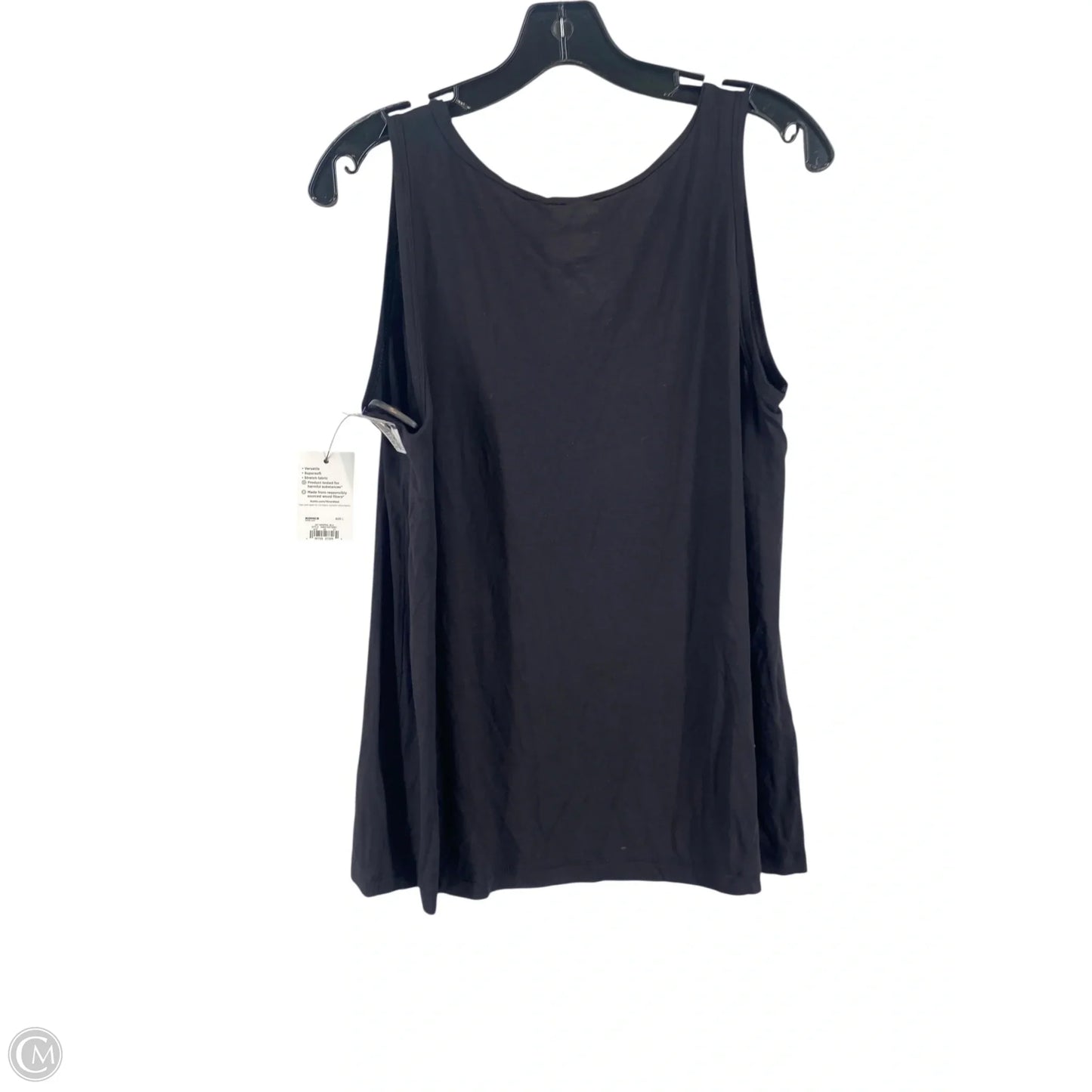 Top Sleeveless By Nine West In Black, Size: L