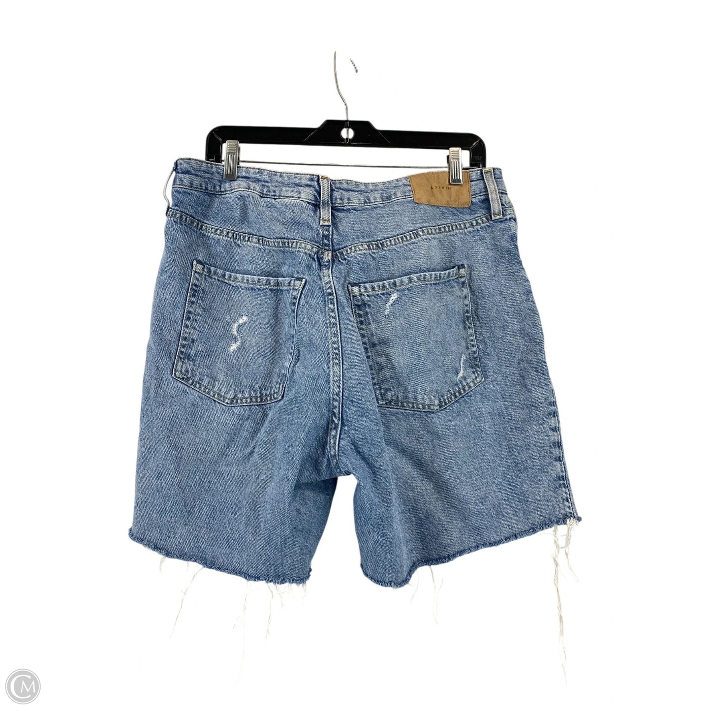 Shorts By H&m In Blue Denim, Size: 12