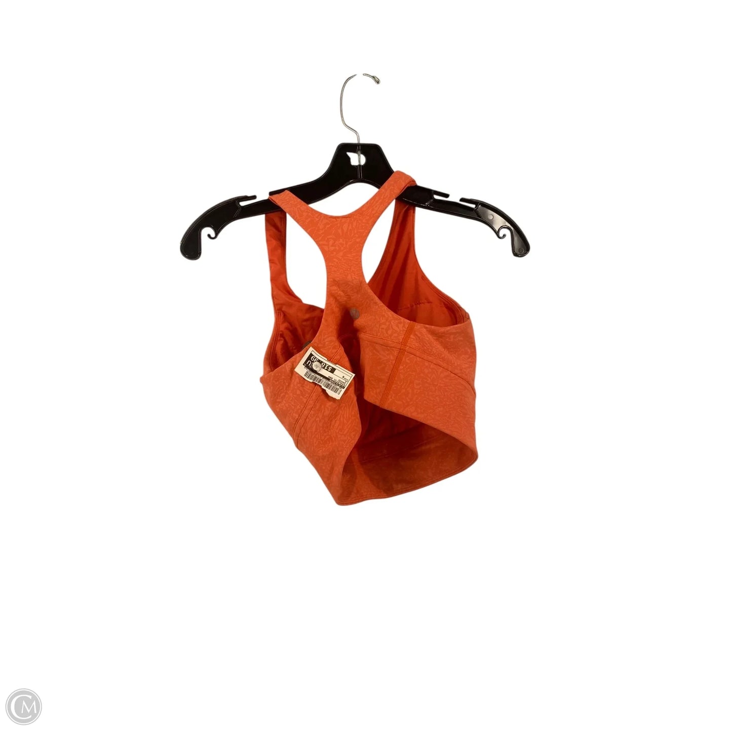 Athletic Bra By Lululemon In Orange, Size: 6