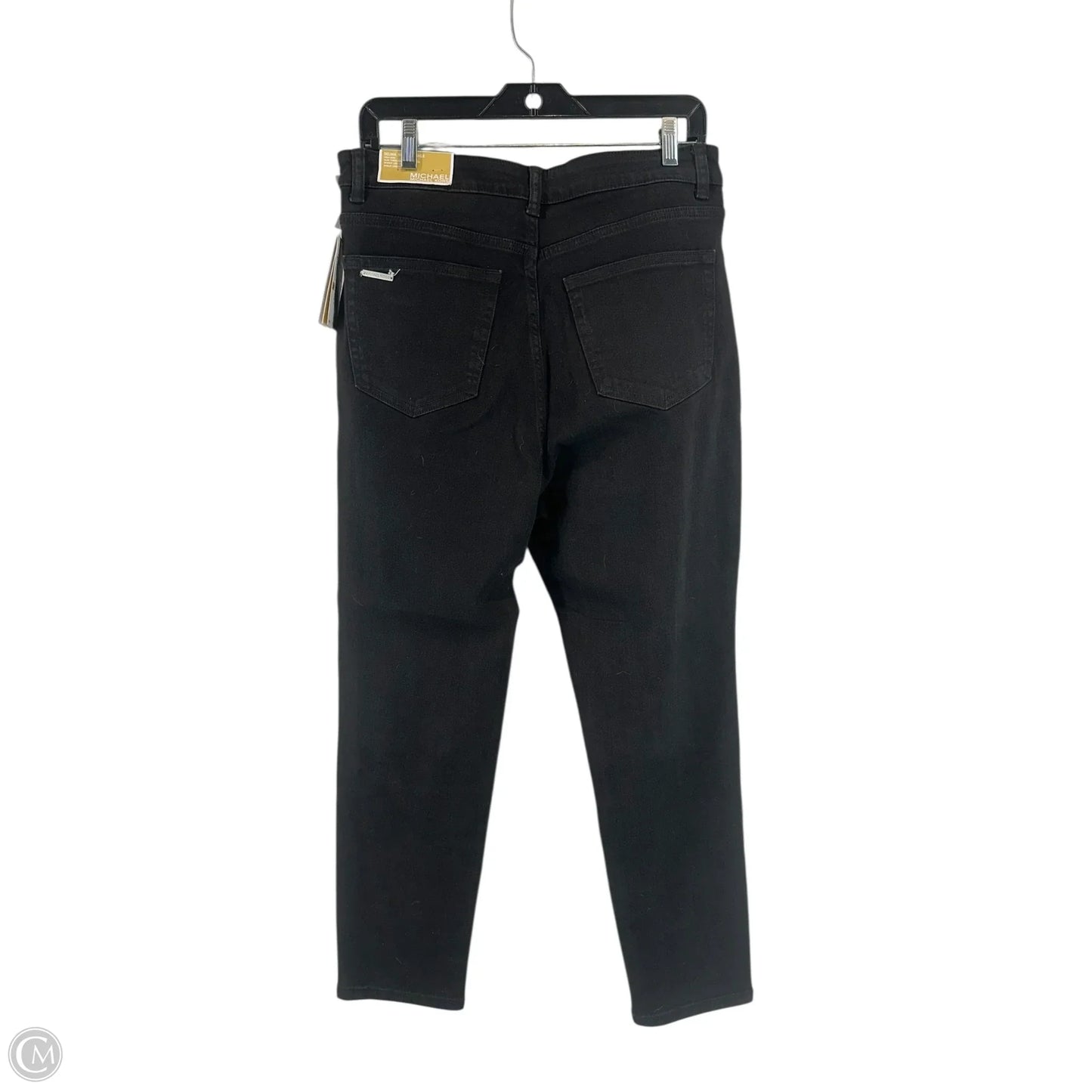 Jeans Skinny By Michael By Michael Kors In Black Denim, Size: 12
