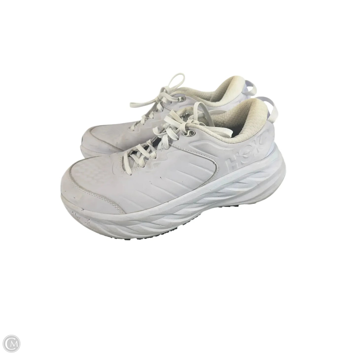 Shoes Athletic By Hoka In White, Size: 9.5