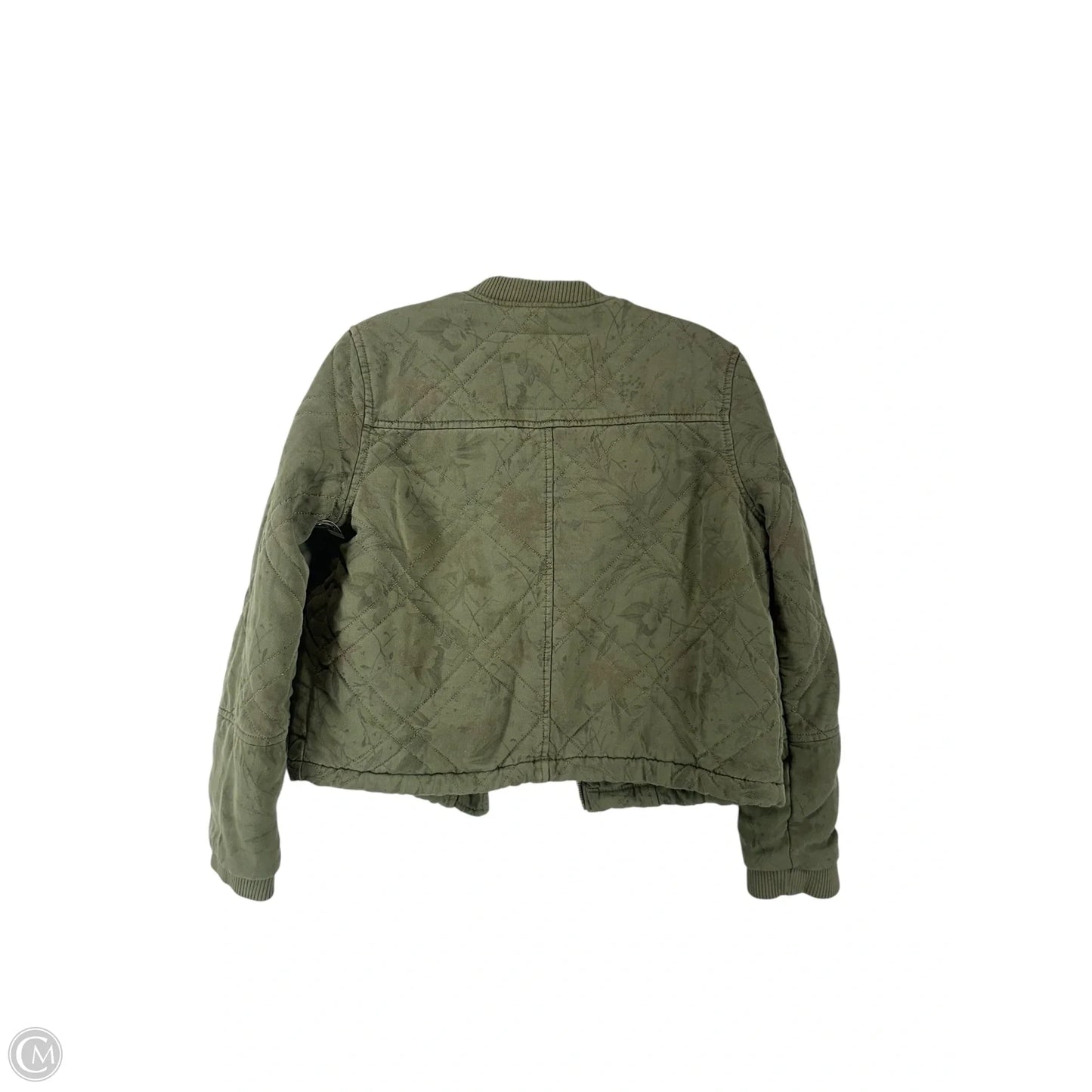Jacket Puffer & Quilted By Anthropologie In Green, Size: Xxs
