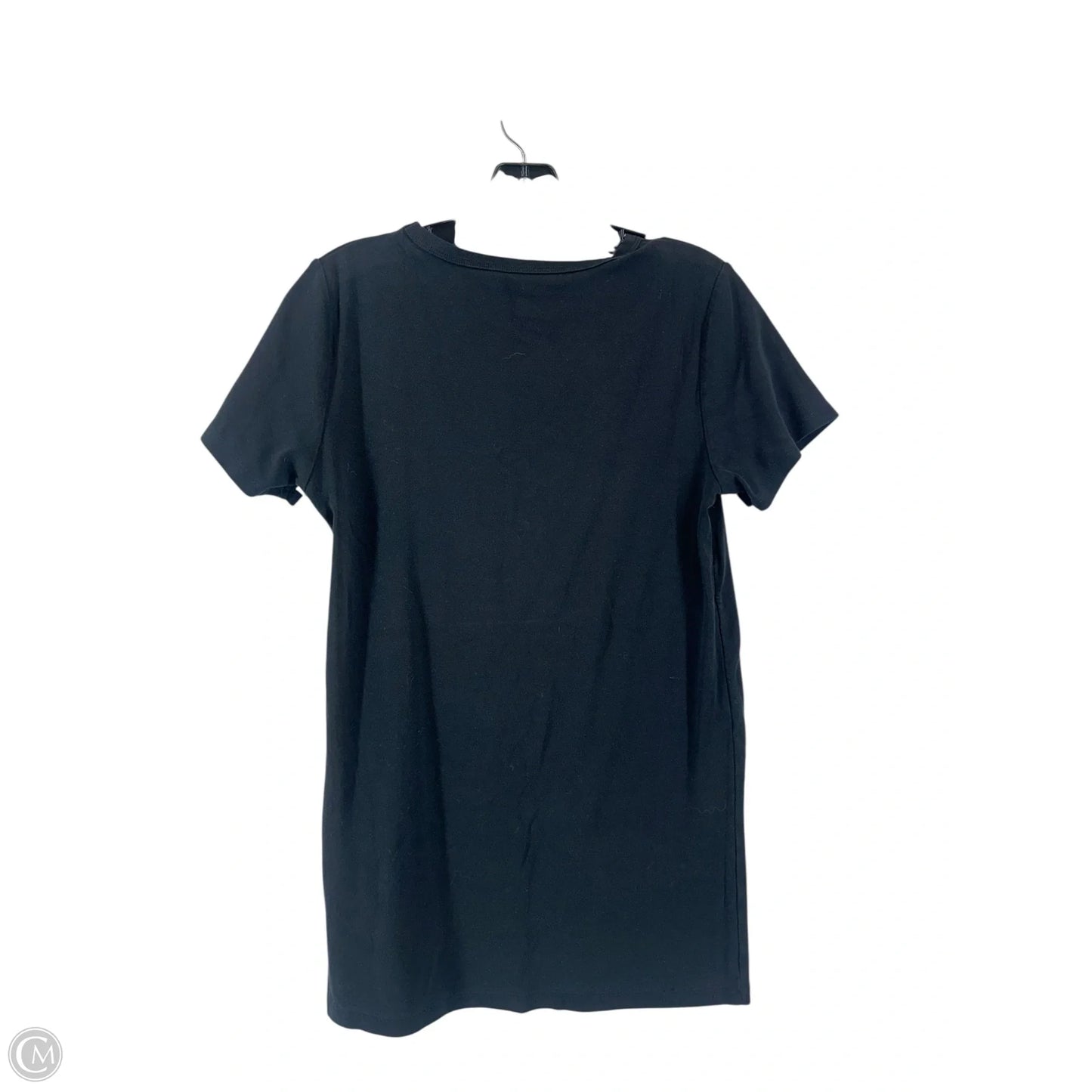 Top Short Sleeve By Gap In Black, Size: L
