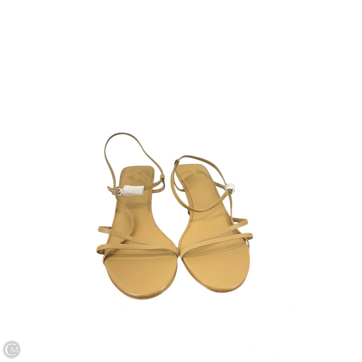 Shoes Heels Kitten By Quince In Tan, Size: 8