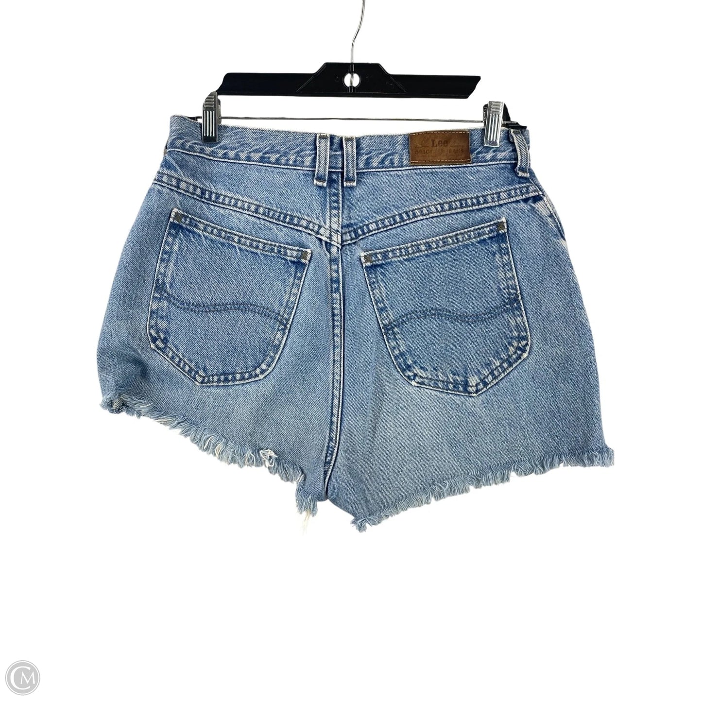 Shorts By Lee In Blue Denim, Size: 28