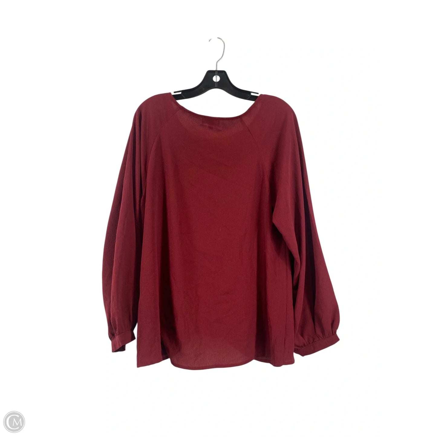 Top Long Sleeve By Umgee In Red, Size: M