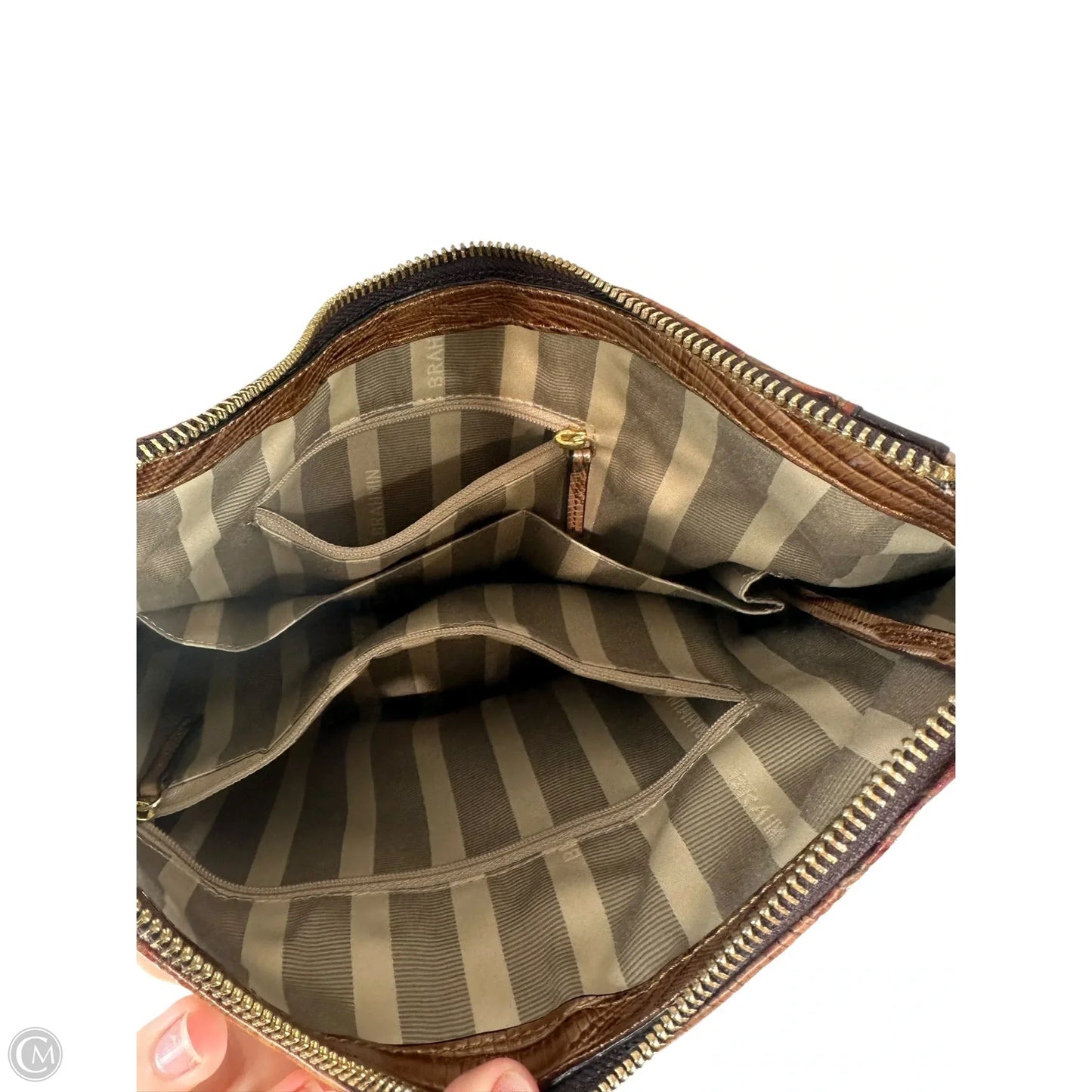 Handbag Designer By Brahmin, Size: Medium