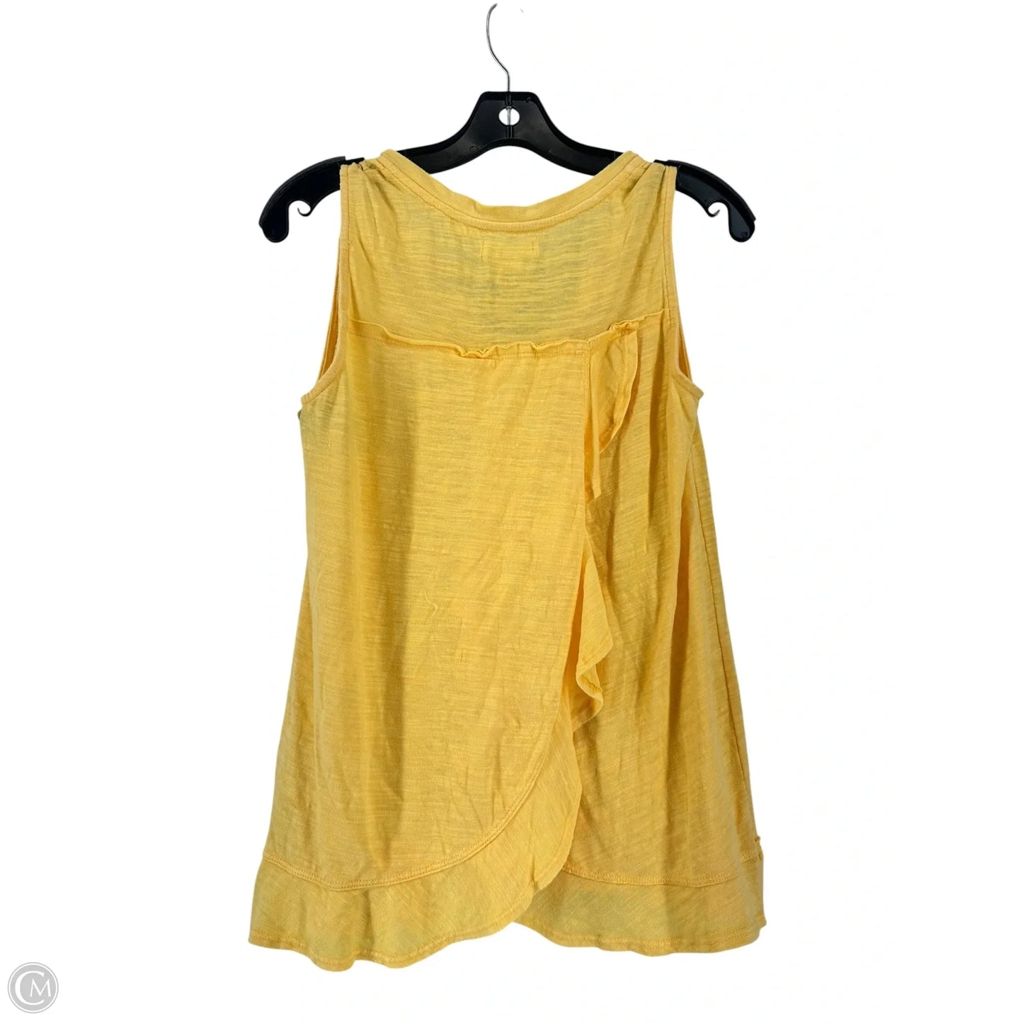 Top Sleeveless By Maeve In Yellow, Size: M
