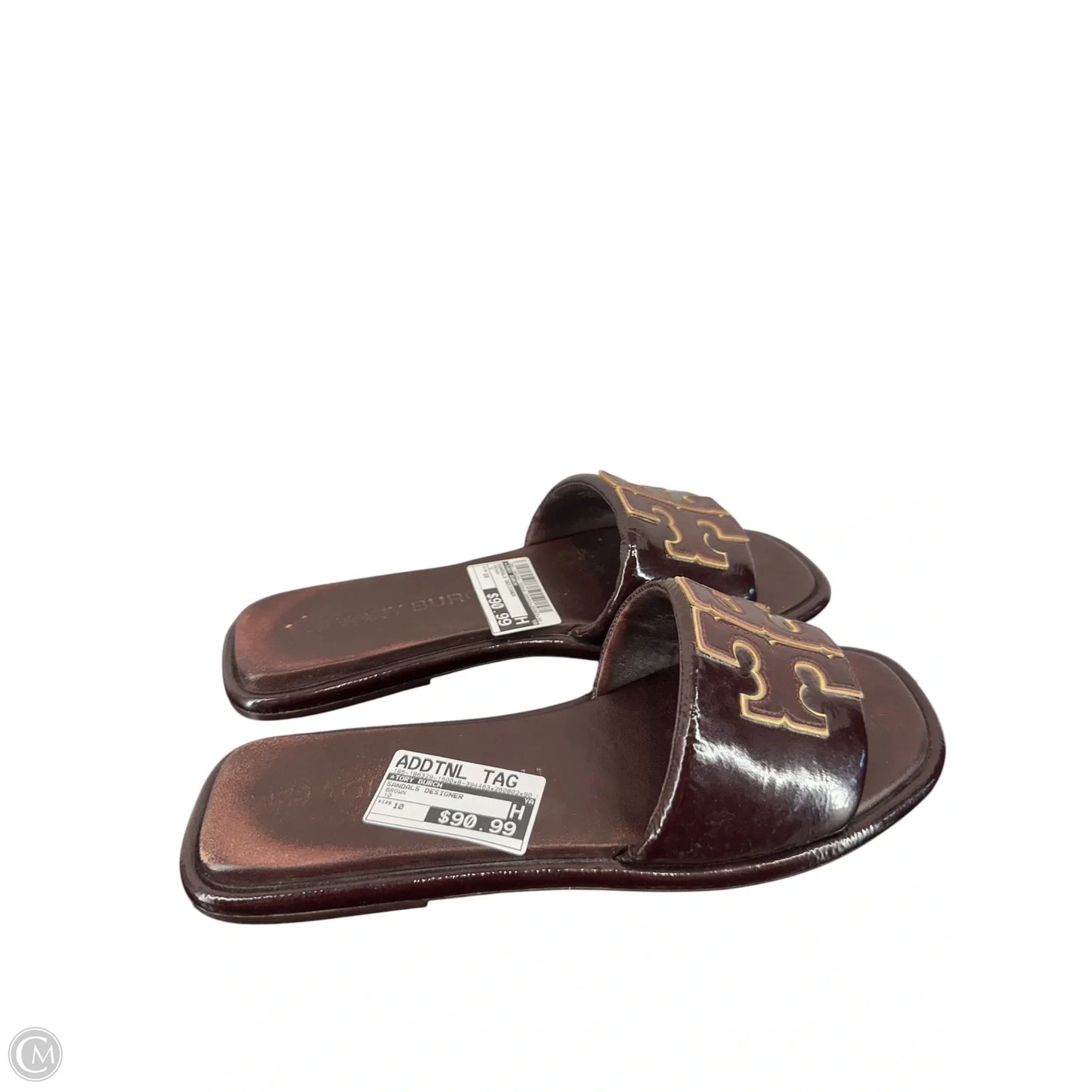 Sandals Designer By Tory Burch In Brown, Size: 10