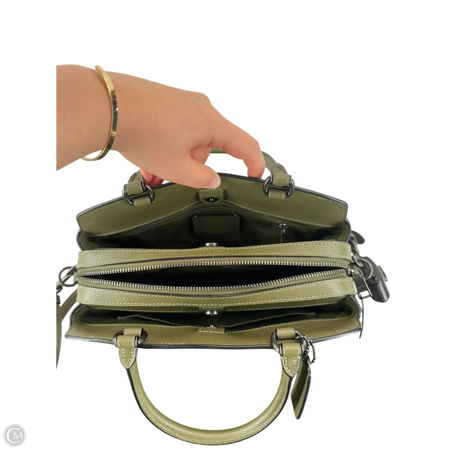 Handbag Designer By Coach, Size: Medium