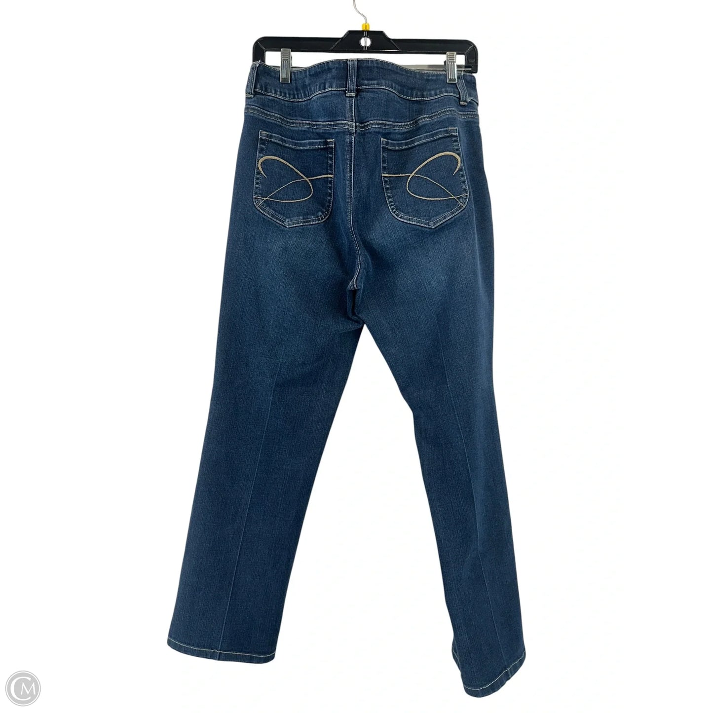 Jeans Wide Leg By Chicos In Blue Denim, Size: S