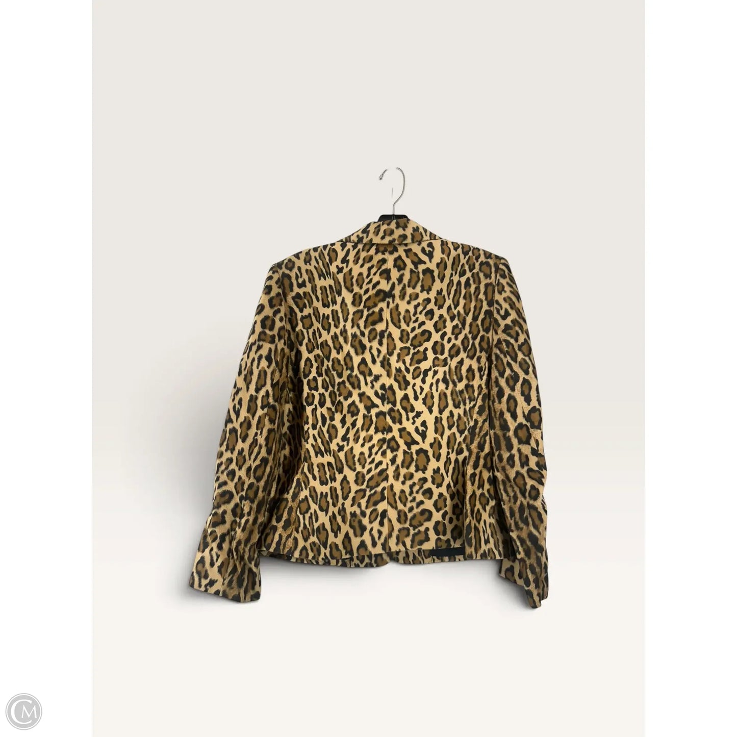 Blazer By Kasper In Leopard Print, Size: 10p