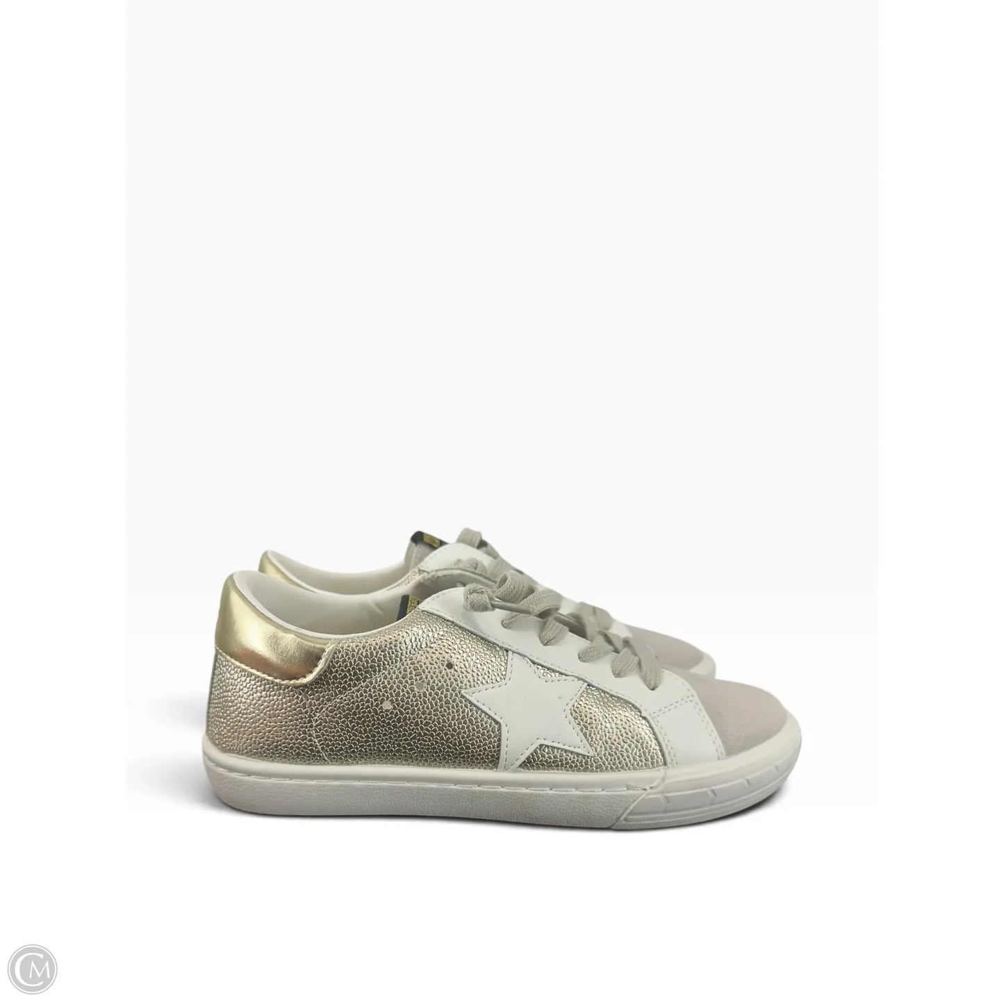 Shoes Sneakers By Vintage Havana In Gold, Size: 7