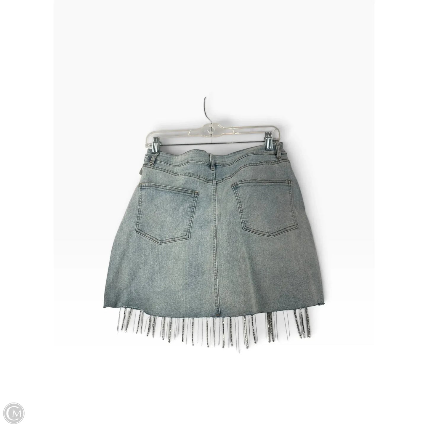 Skirt Mini & Short By Blue B In Blue Denim, Size: M