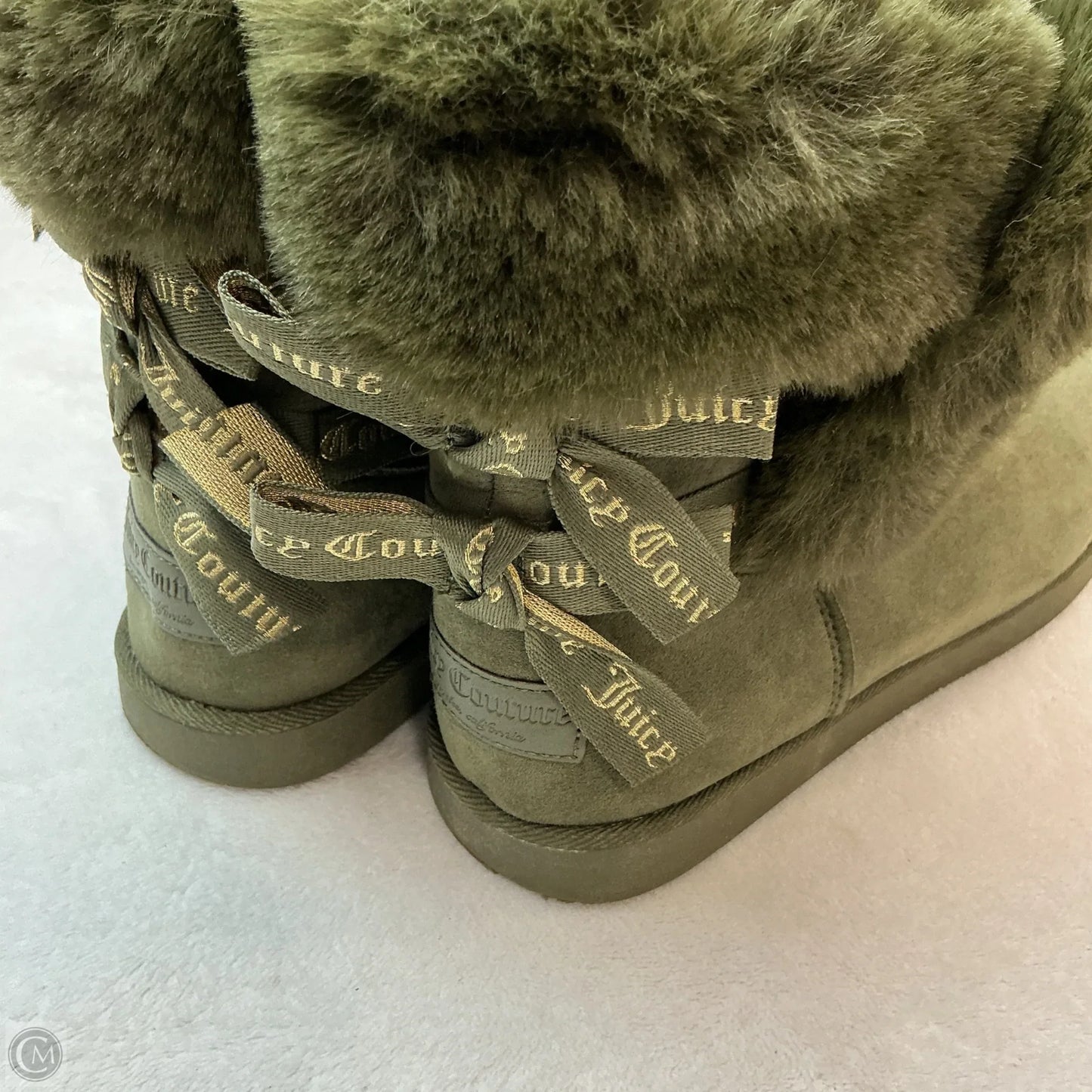 Boots Ankle Flats By Juicy Couture In Green, Size: 8