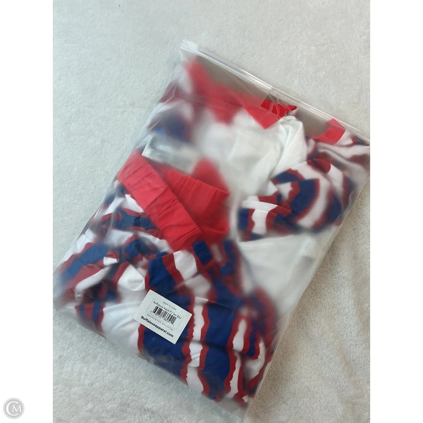 Pajamas 2pc By Clothes Mentor In Blue & Red & White, Size: S