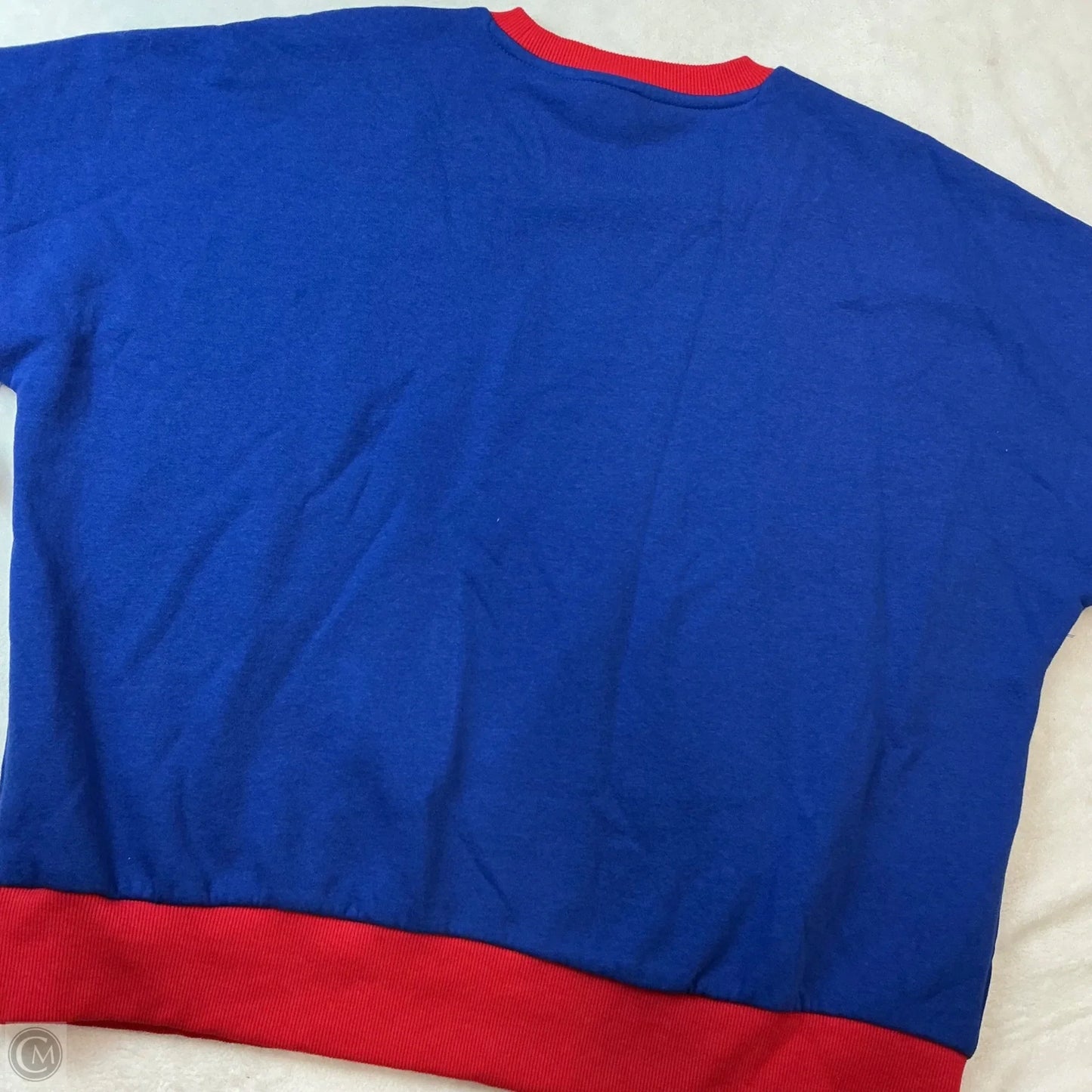 Sweatshirt Crewneck By G Iii In Blue & Red, Size: S