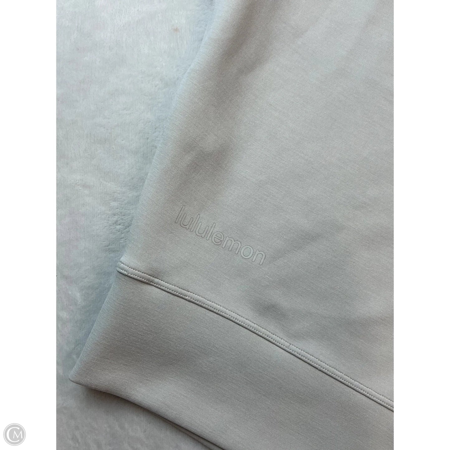 Athletic Sweatshirt Crewneck By Lululemon In Tan, Size: 10