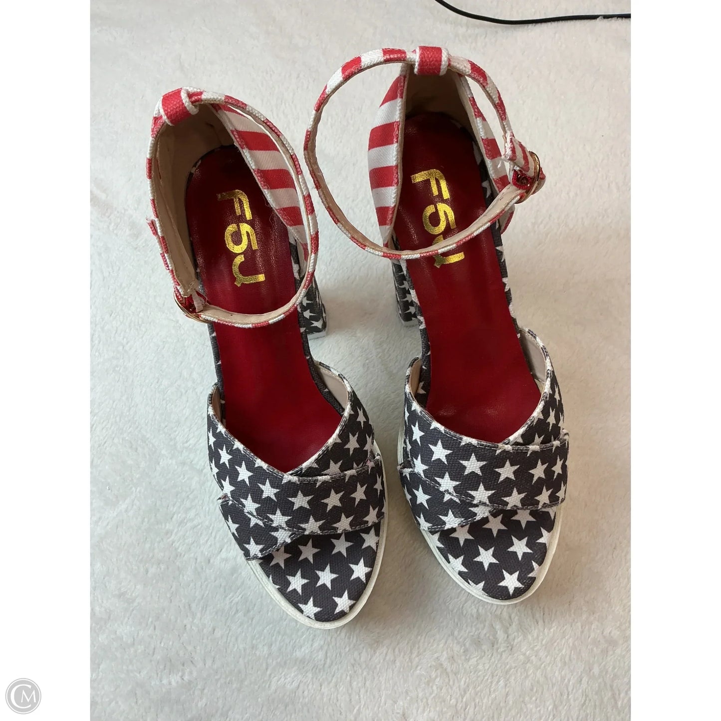 Shoes Heels Block By Dream Pairs In Tan, Size: 9.5