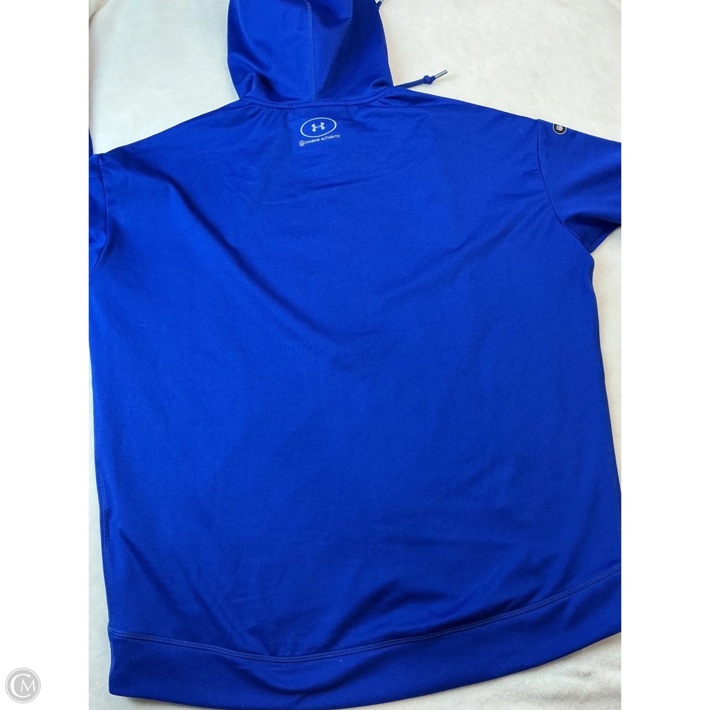 Athletic Jacket By Nfl In Blue & Red, Size: M