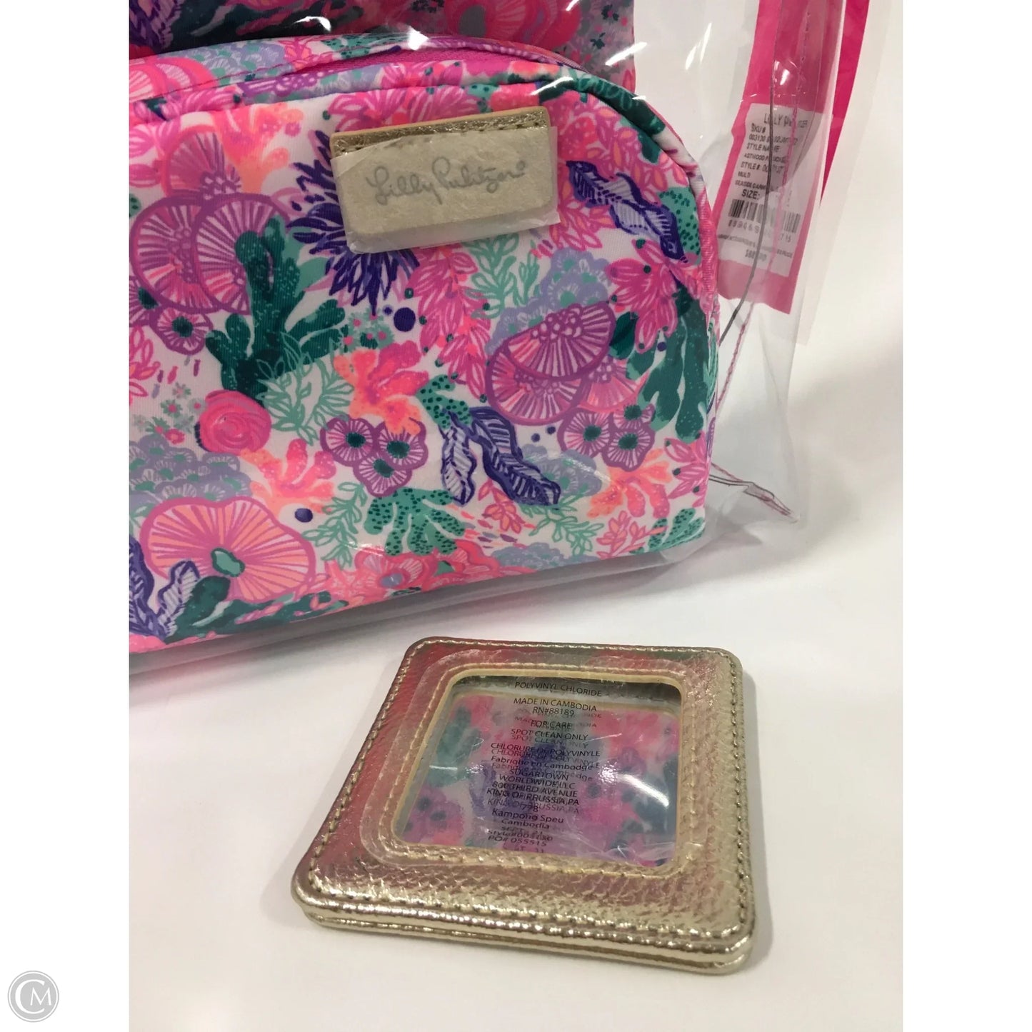 Makeup Bag Designer By Lilly Pulitzer, Size: Large