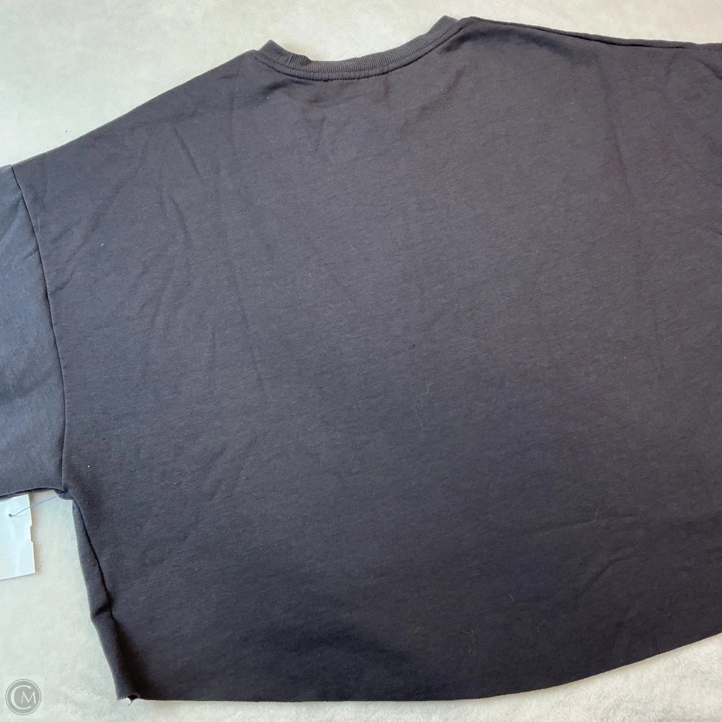 Sweatshirt Crewneck By Zenana In Grey, Size: S