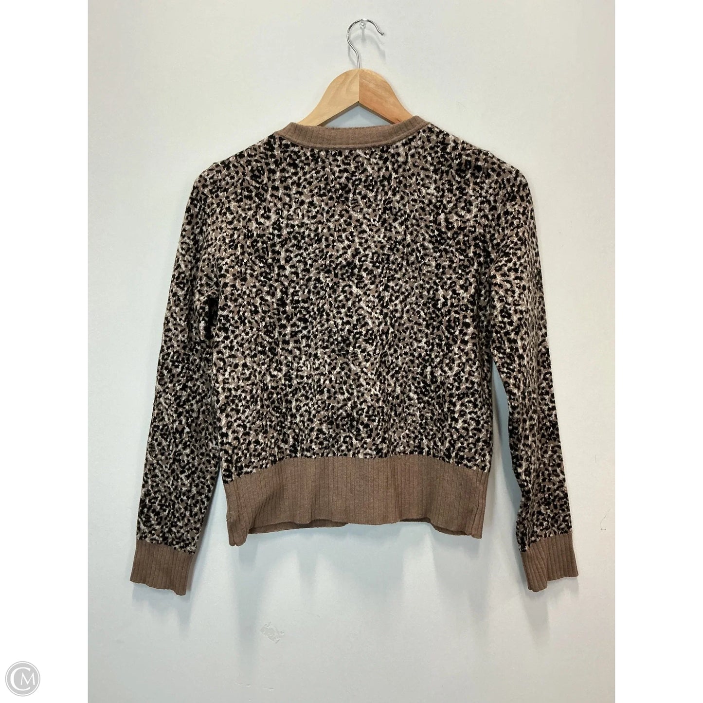 Cardigan By White House Black Market In Animal Print, Size: M