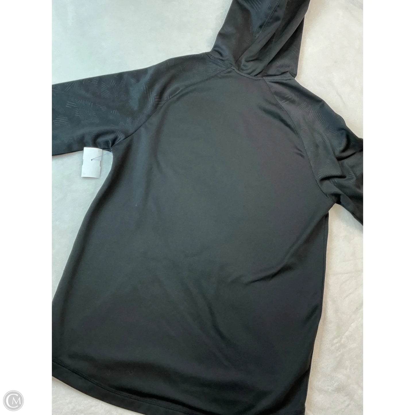 Sweatshirt Hoodie By Majestic In Black, Size: S