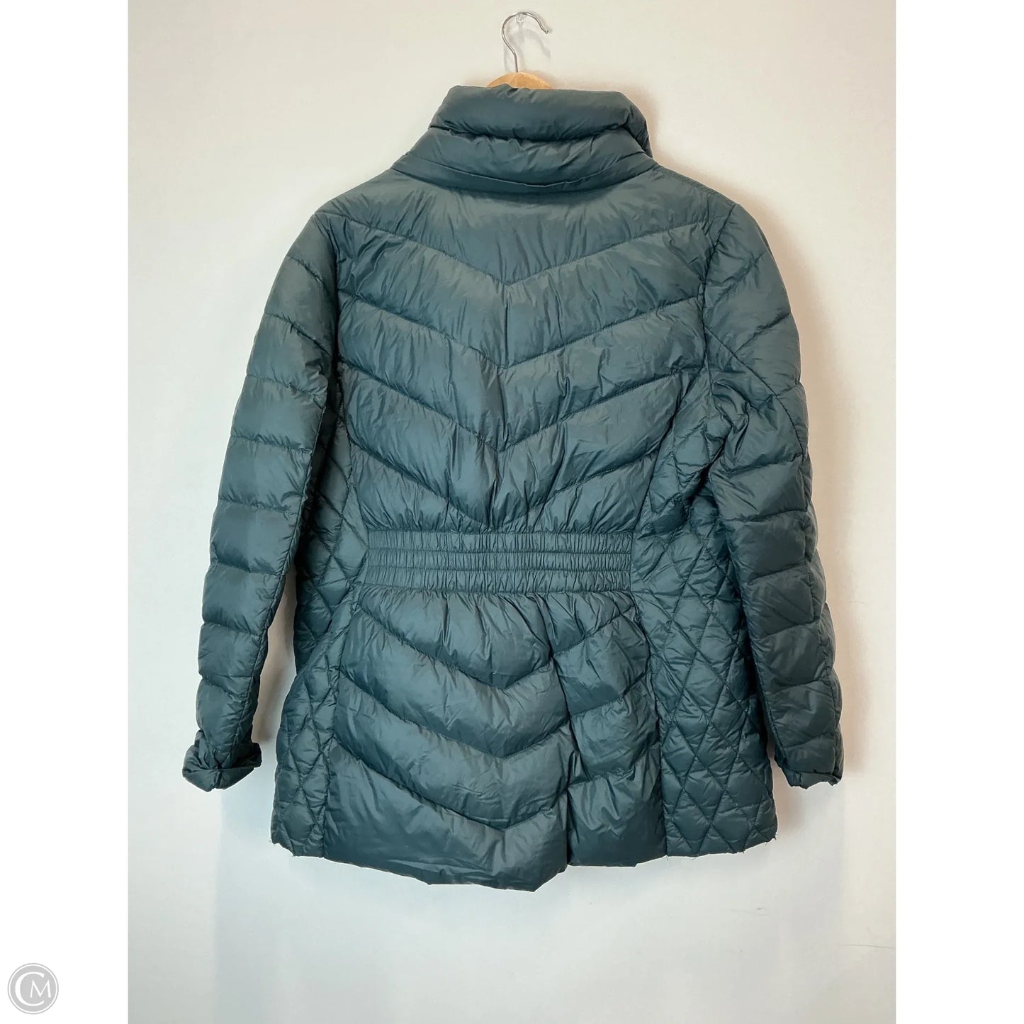 Jacket Puffer & Quilted By Michael By Michael Kors In Green, Size: L