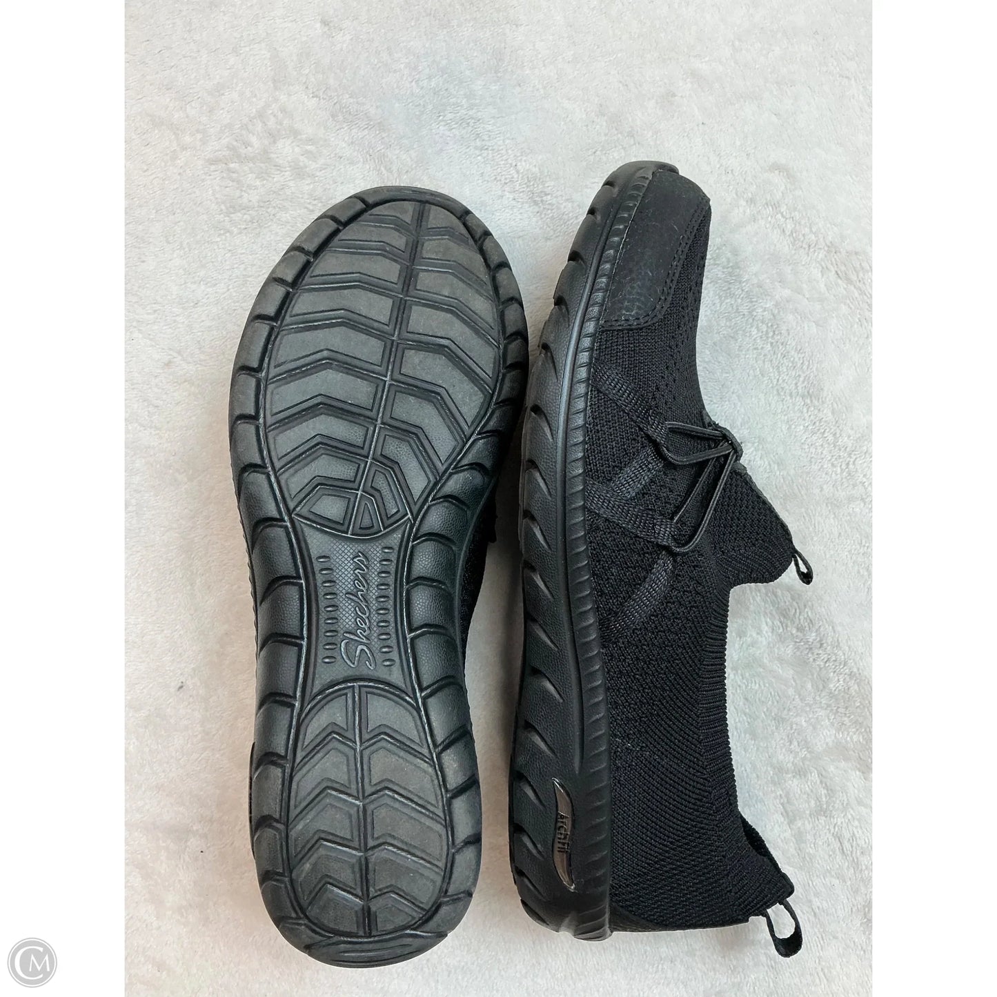 Shoes Flats By Skechers In Black, Size: 9
