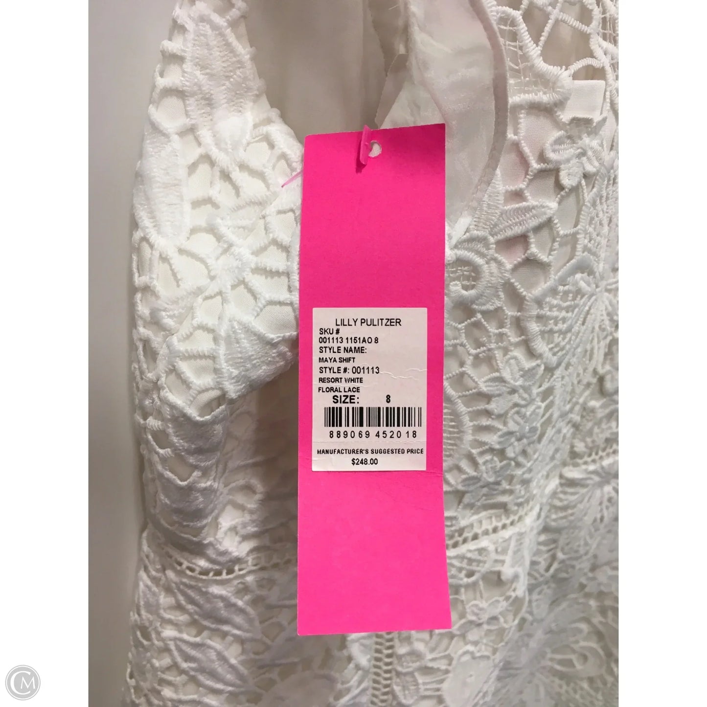 Dress Designer By Lilly Pulitzer In White, Size: M