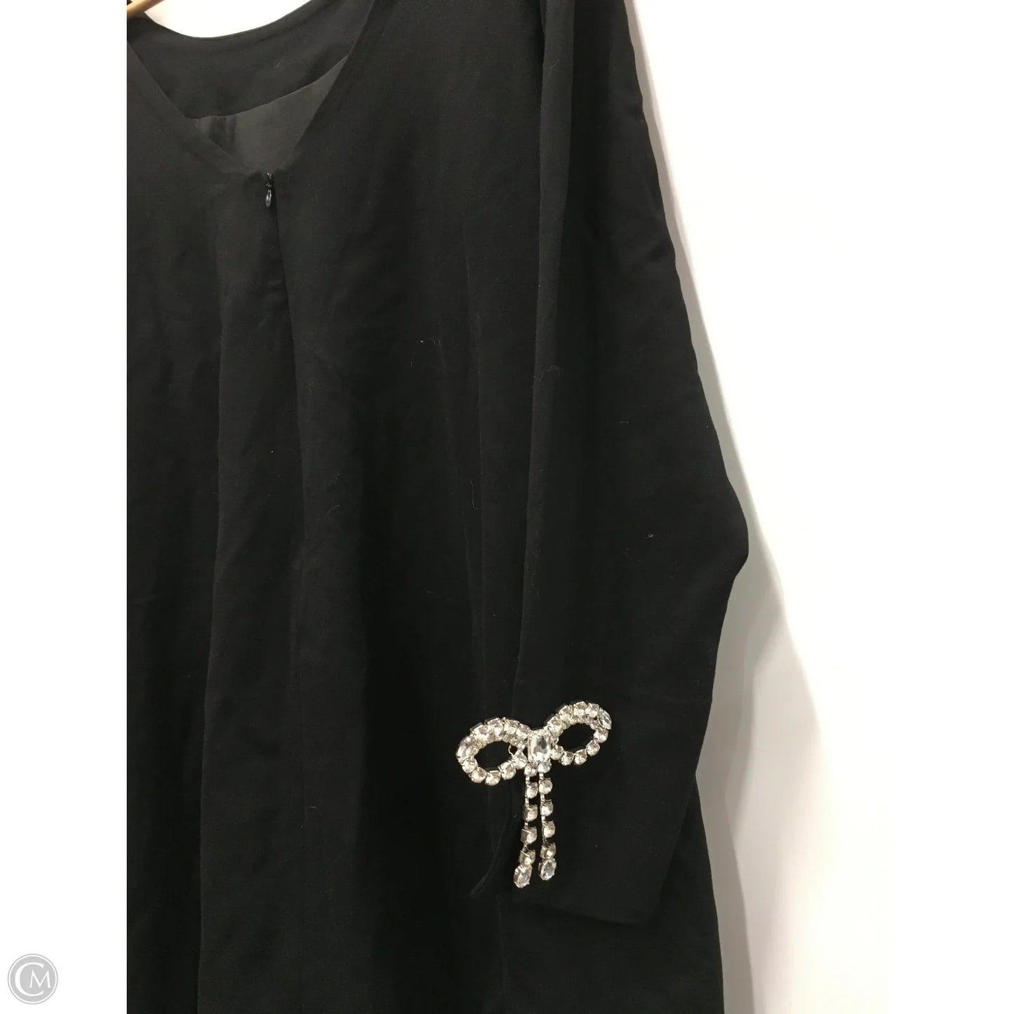 Dress Party Short By Eloquii In Black & Silver, Size: 1x