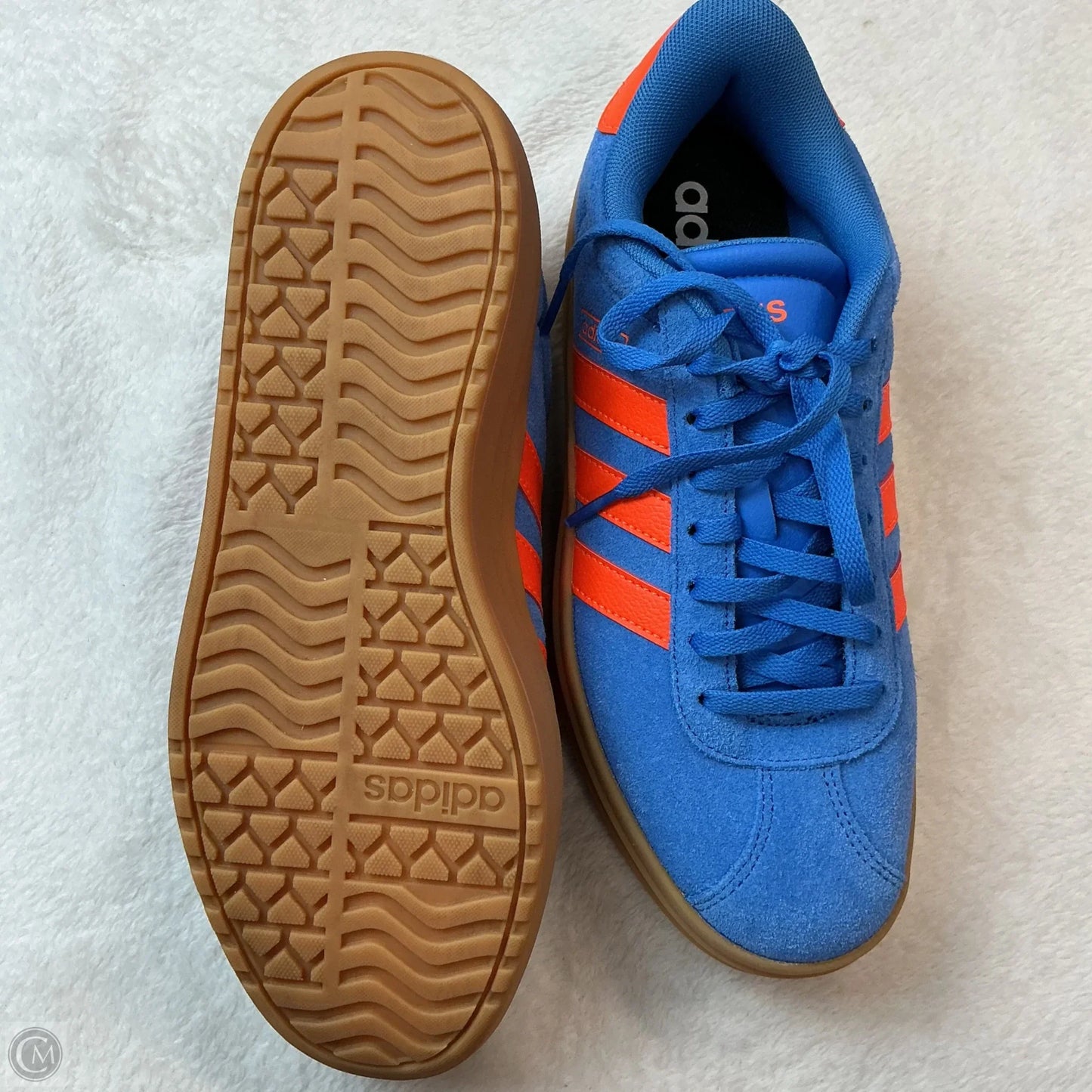 Shoes Sneakers By Adidas In Blue & Orange, Size: 7