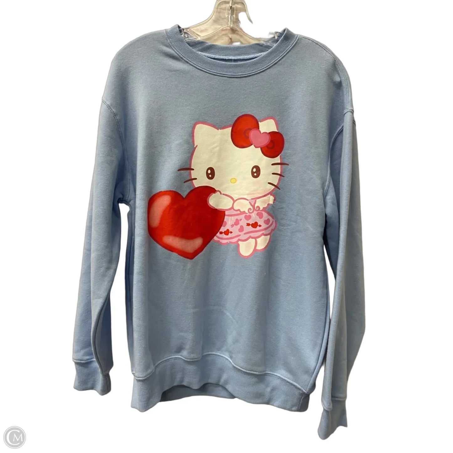Sweatshirt Crewneck By Clothes Mentor In Blue, Size: M