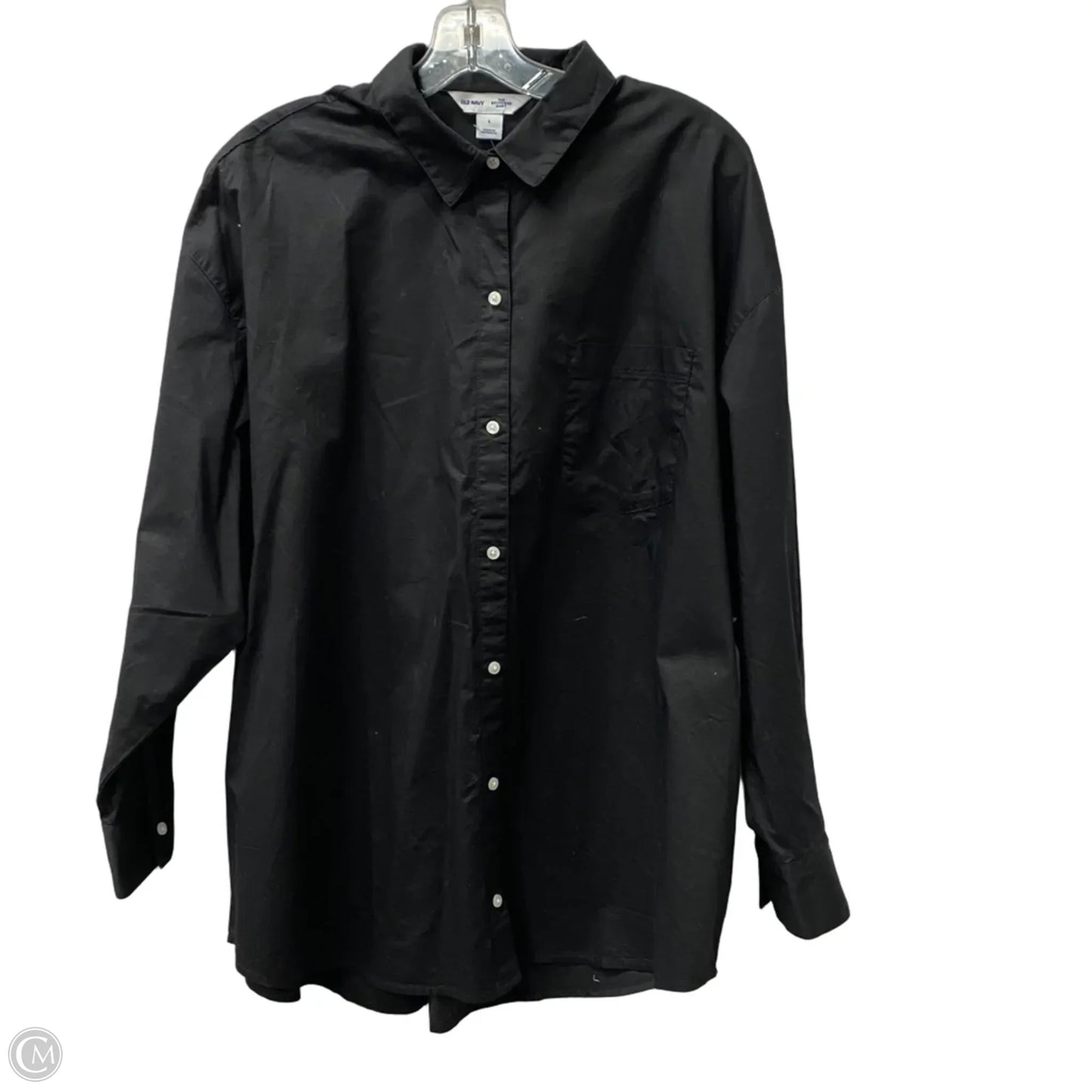 Top Long Sleeve By Old Navy In Black, Size: L