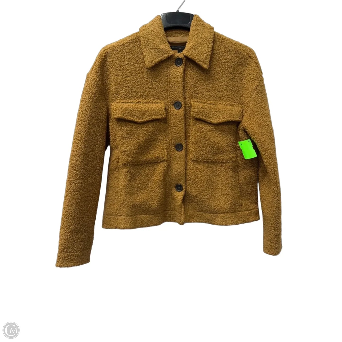 Jacket Fleece By Banana Republic In Brown, Size: S