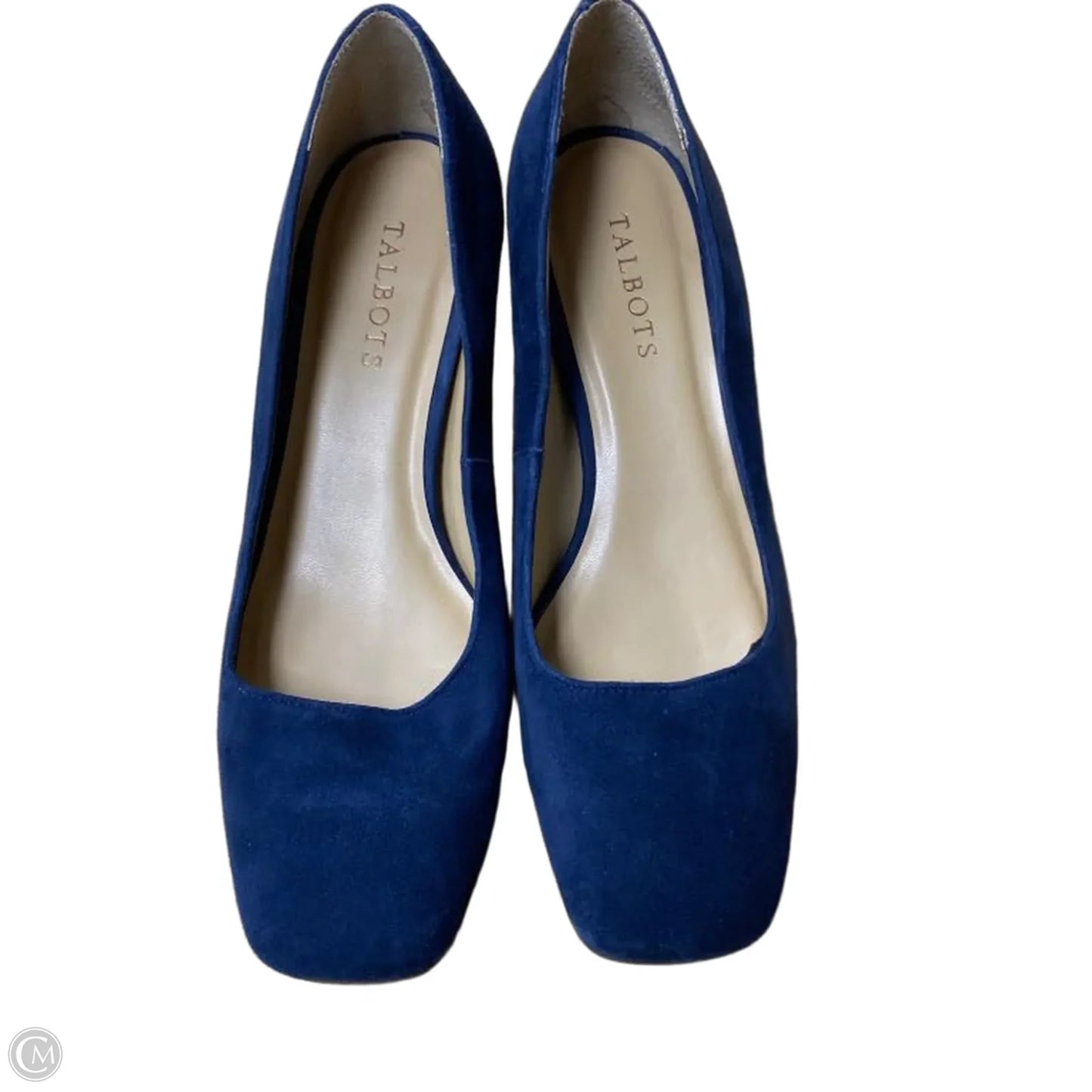 Shoes Heels Block By Talbots In Blue, Size: 8.5