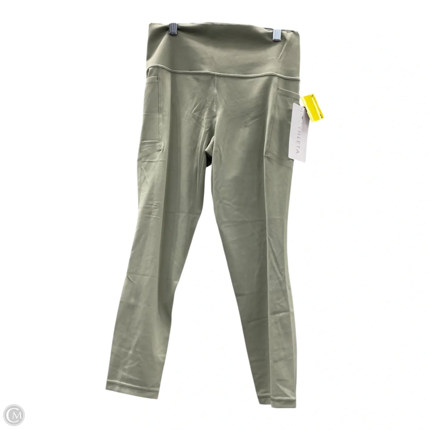Athletic Leggings By Athleta In Green, Size: M
